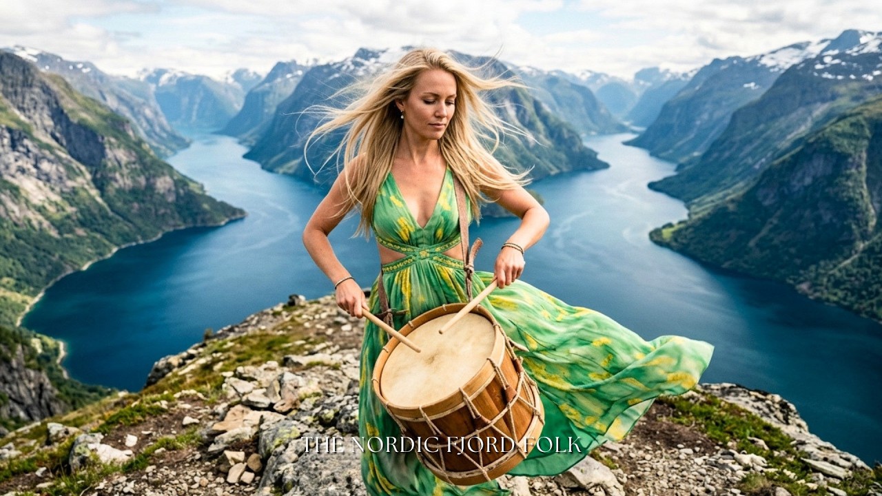 Ocean Drums | The Most Beautiful Nordic Celtic Folk | Celtic Harp, Drums, Violin & Flute
