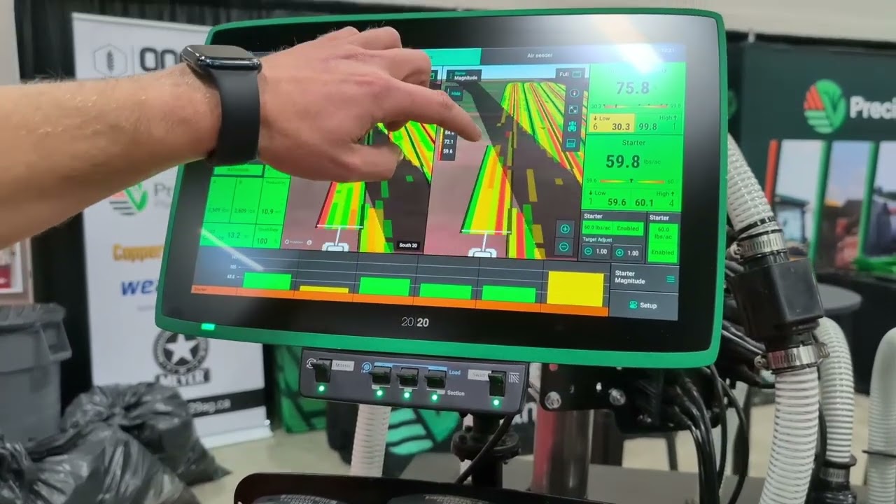 Clarity from Precision Planting tracks air seeder flow and offers blockage monitoring