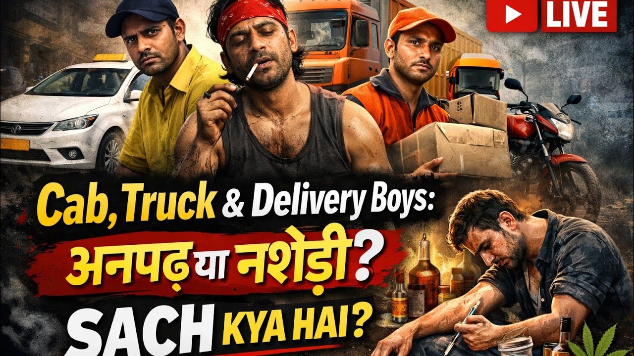 Kya Sabhi Truck,Bus,Cab Driver's Or Delivery Boy's Uneducated & Drugs Addicted Hote Hai