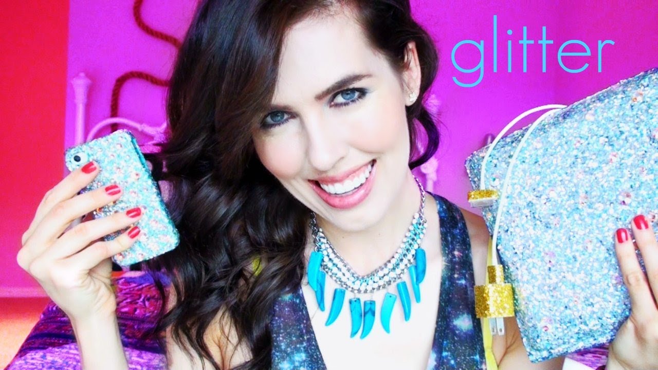 D.I.Y. Glitter Mod Podge Accessories!