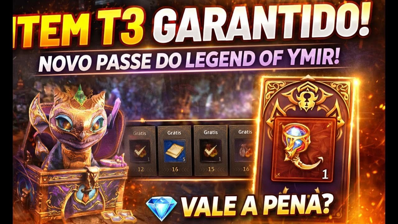 🔥 Passe com Item T3 Garantido no Legend of Ymir! Vale a Pena? 💎