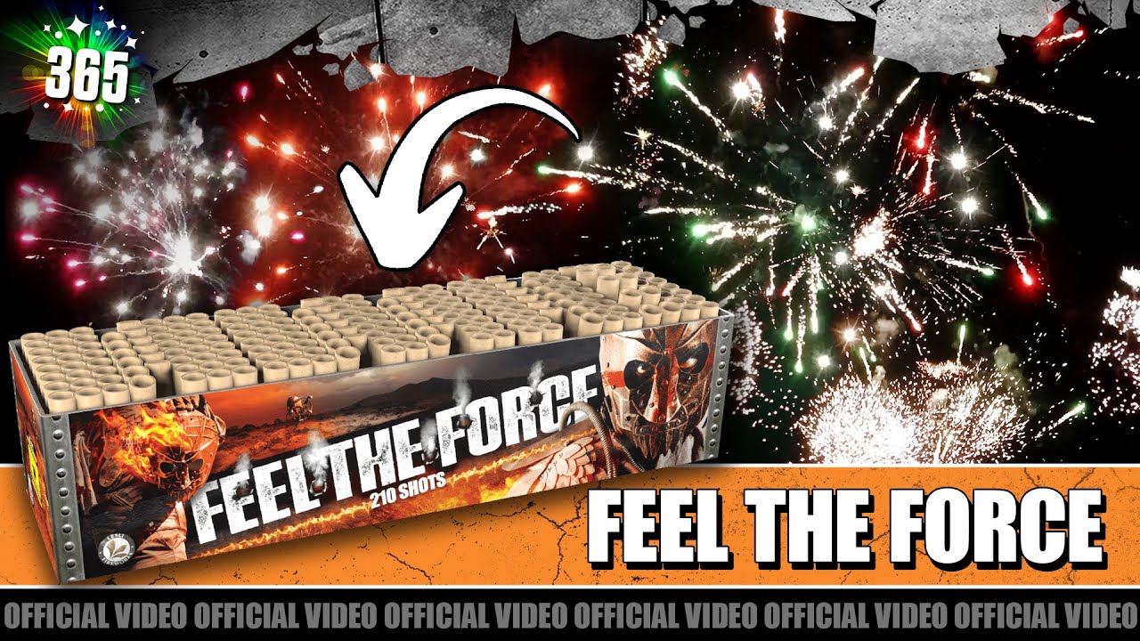 Feel The Force vuurwerk | Showboxes | 210 schoten, bijna 1,5 kilo kruit!