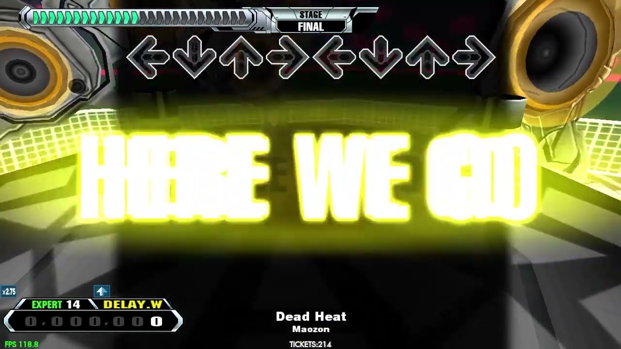 【LV14】DDR / Dead Heat - EXPERT DOUBLE with handclap