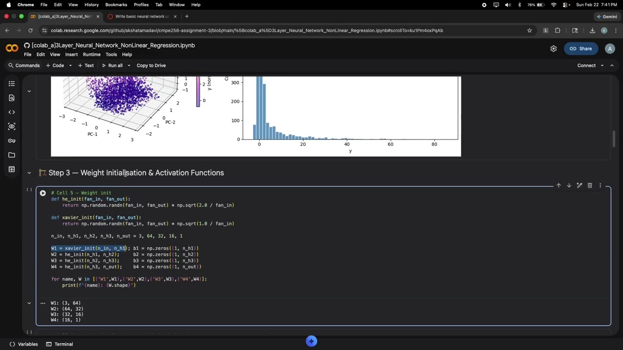 [Assignment 3]Layer Neural Network NonLinear Regression