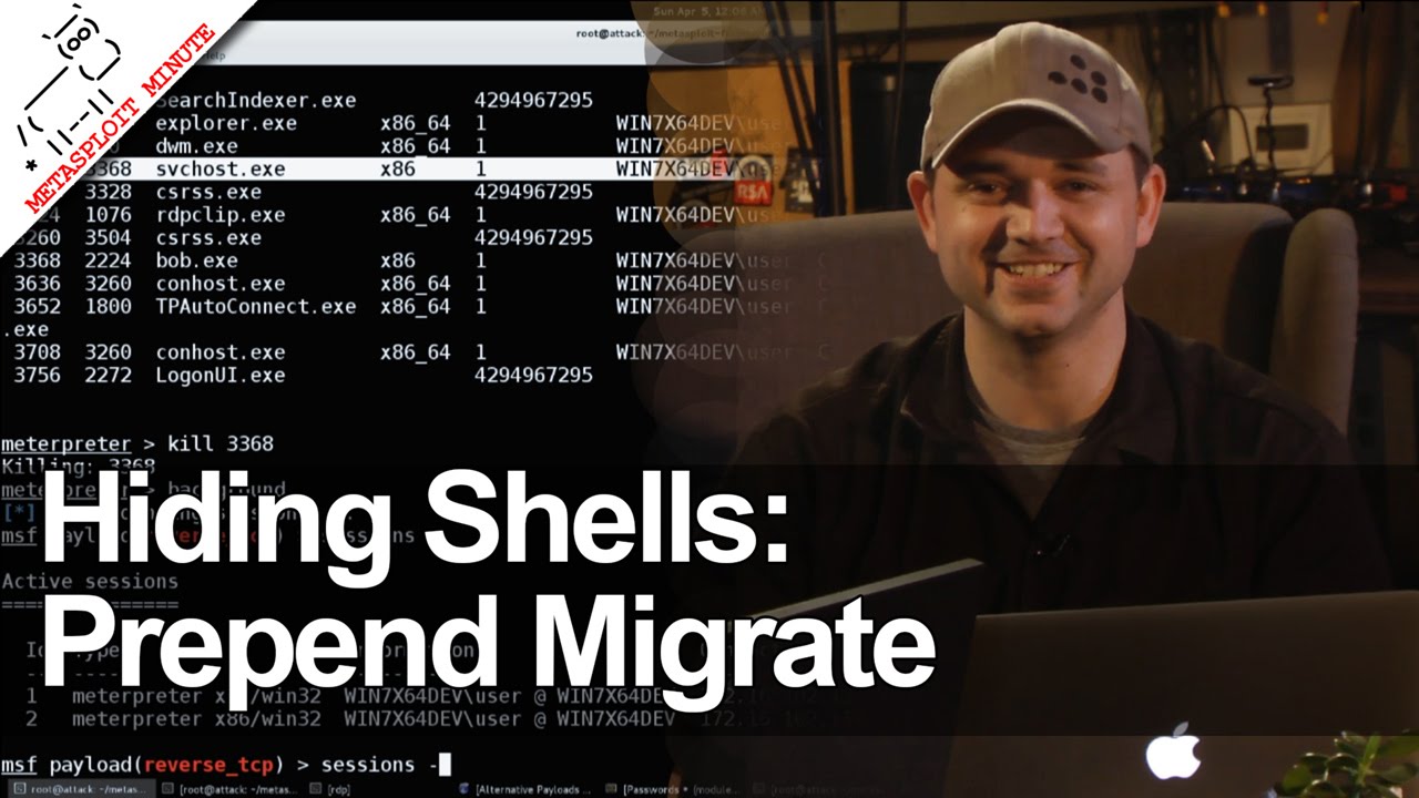 Hiding Shells: Prepend Migrate - Metasploit Minute [Cyber Security Education]