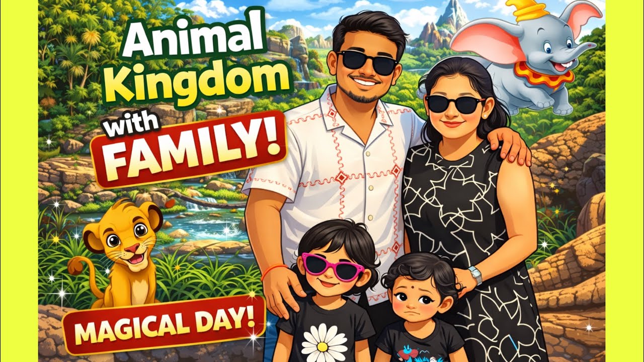 Magical Day at Disney Animal Kingdom 🐘✨ | Family Vlog | Disney| USA| Disney world |