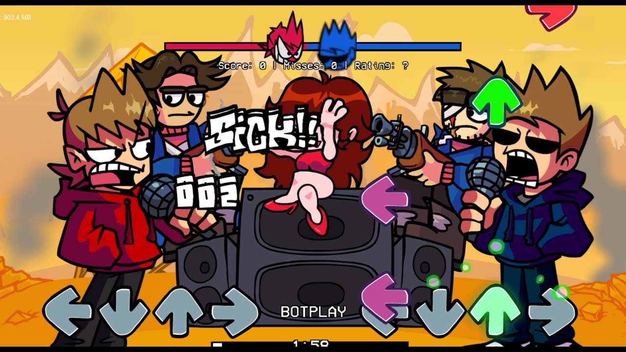 [FNF]Stress but Tord and Tom sing it