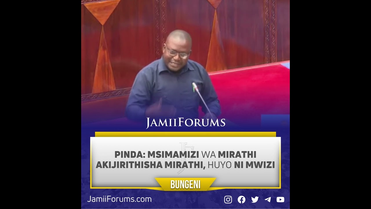 PINDA: MSIMAMIZI WA MIRATHI AKIJIRITHISHA MIRATHI, HUYO NI MWIZI