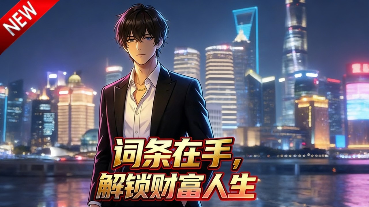 💥【新番上线】穿越回 2000 年，激活万能词条系统，鉴宝炒股一路逆袭成传奇！《词条在手，解锁财富人生》全集 Multi SUB #热血 #漫剧 #动漫魔女