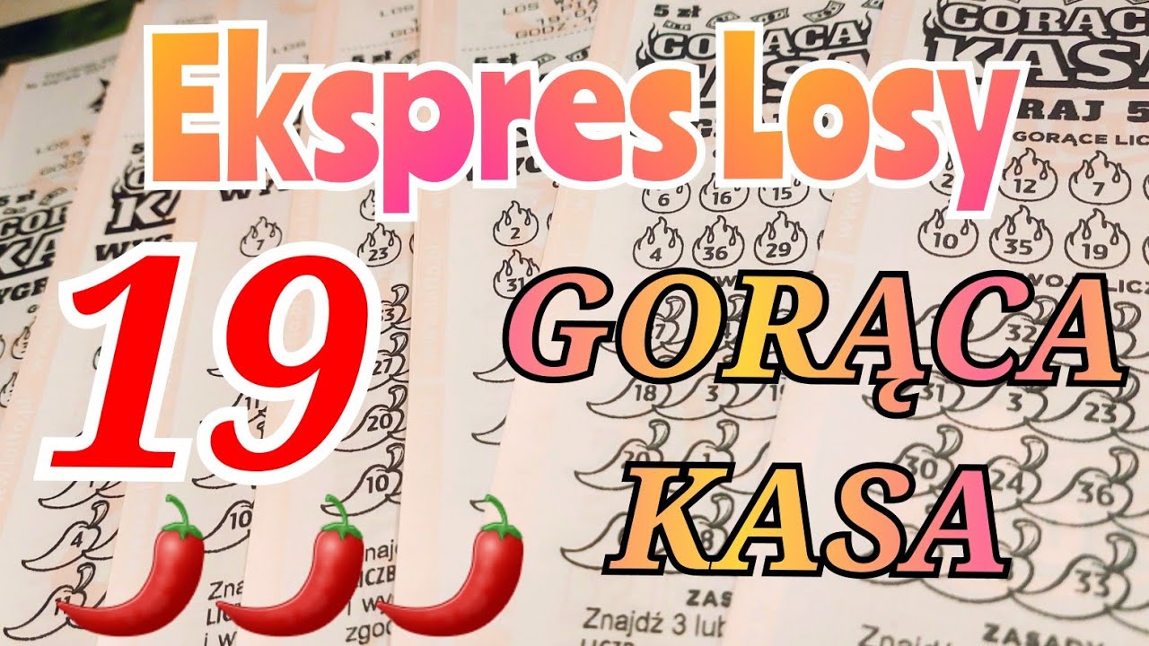 Ekspres Losy 🧾🧾 🌶🌶🌶 19 sztuk Gorącej Kasy 🌶🌶🌶