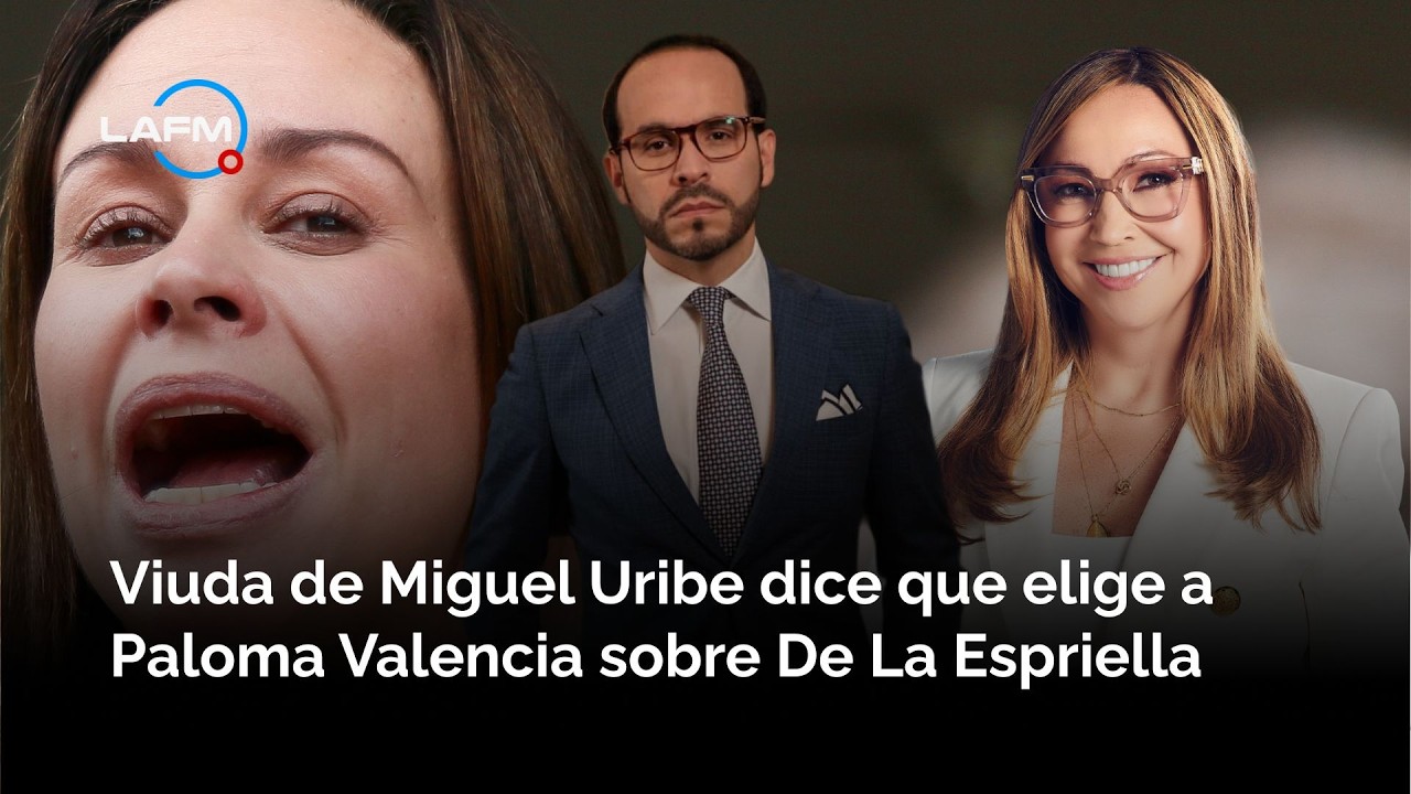 Viuda de Miguel Uribe dice que elige a Paloma Valencia sobre De La Espriella