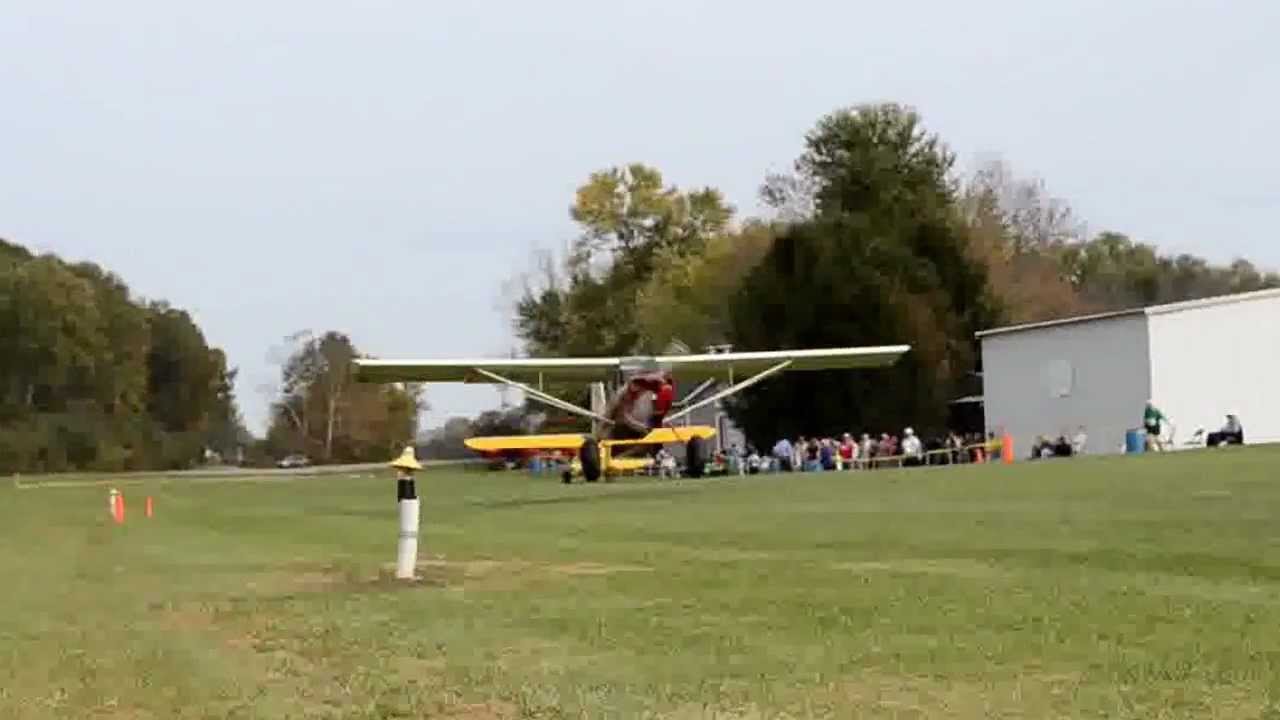 N109JG American Champion Scout 8GCBC landing