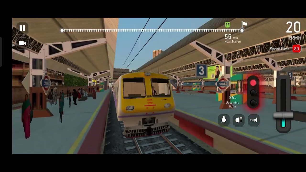 Indian local train simulator game