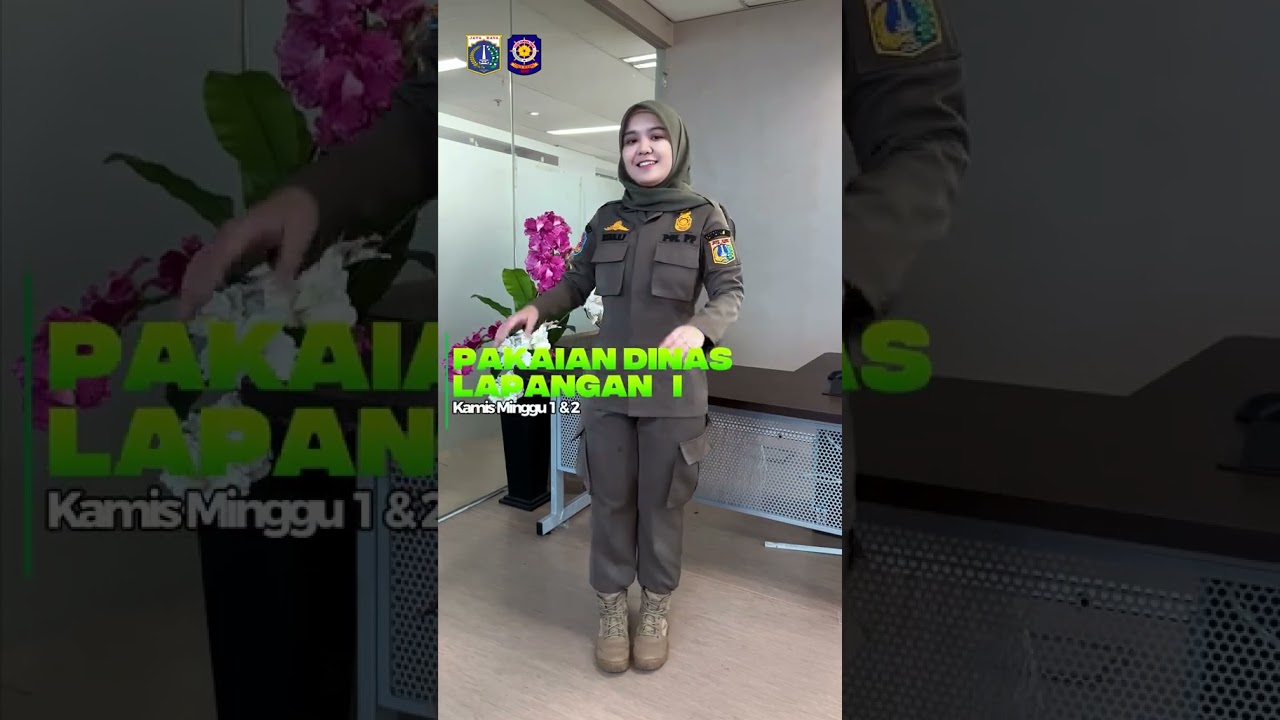 PAKAIAN DINAS SATPOL PP #satpolppdki