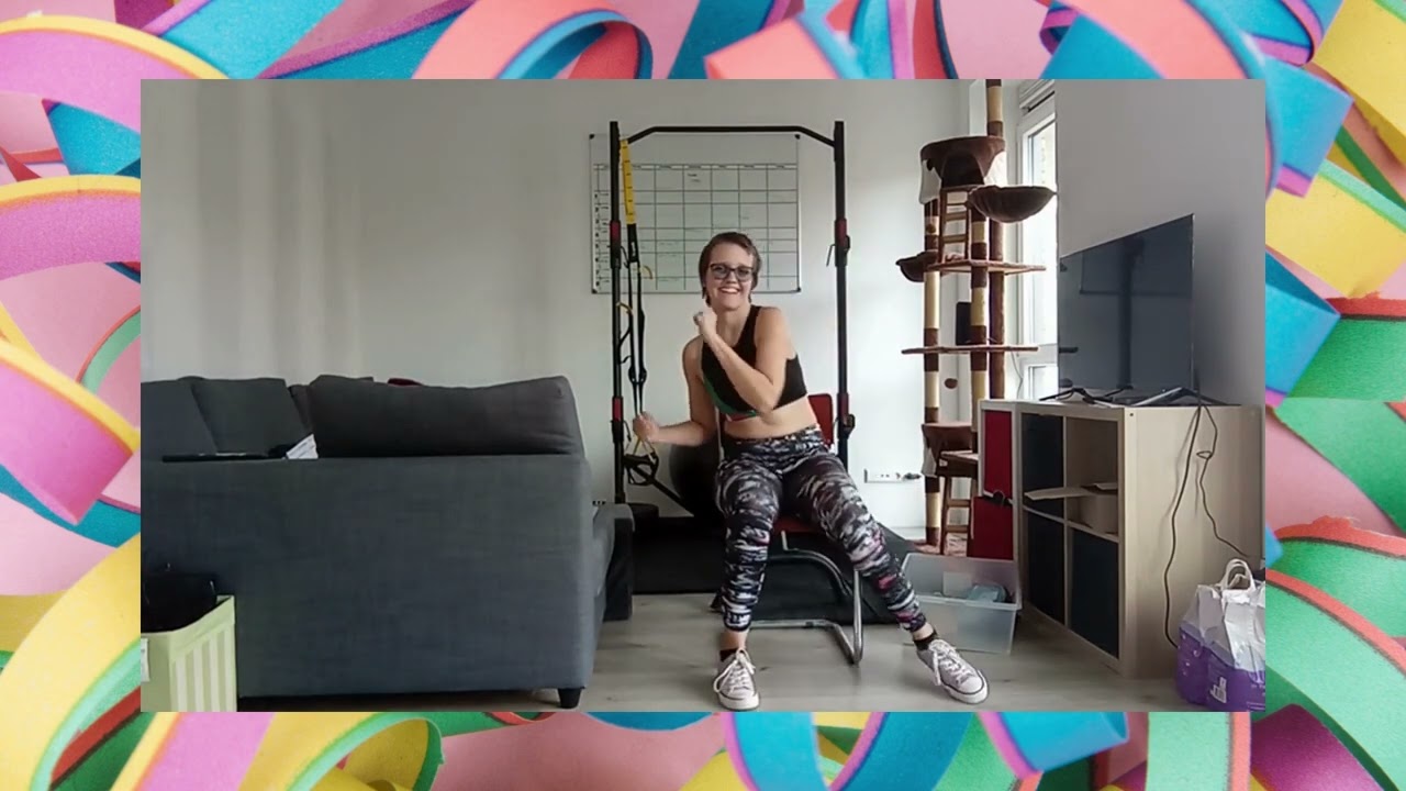 chair zumba- Shakira- Waka Waka