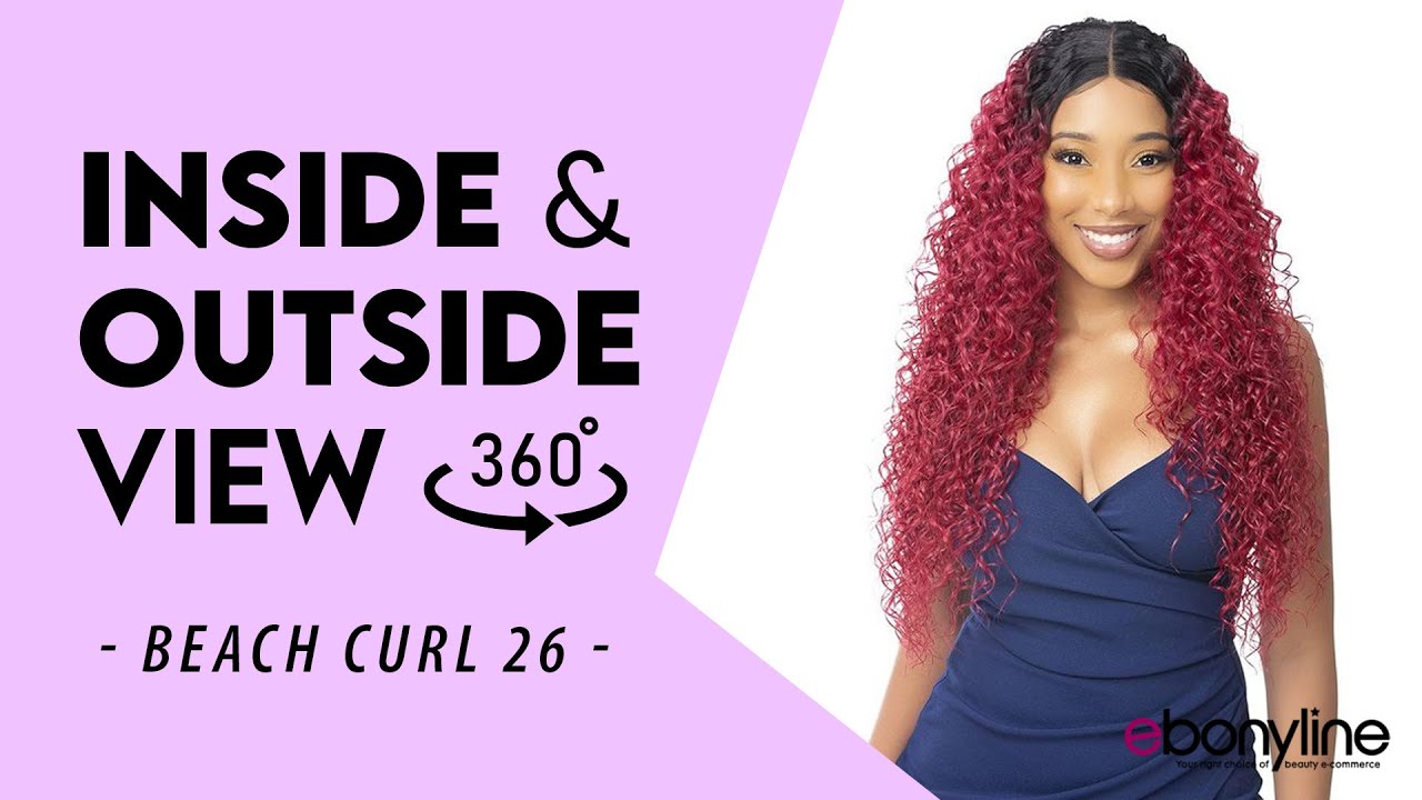 Nutique Illuze Lace Front Wig - BEACH CURL 26 | EBONYLINE.COM
