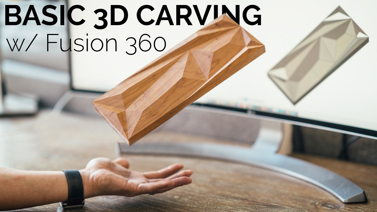 3D-гравировка на станке с ЧПУ Fusion 360 для начинающих || КАК СДЕЛАТЬ