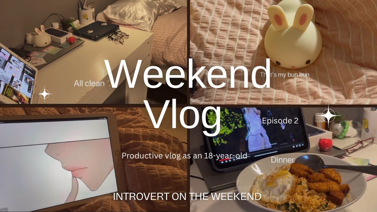 Weekend vlog as an Introvert + A Productive day