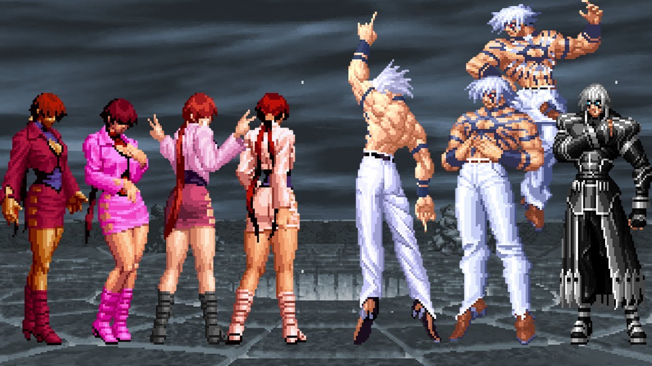 Orochi No Soporta la Subordinación Shermie Team Vs Orochi Team