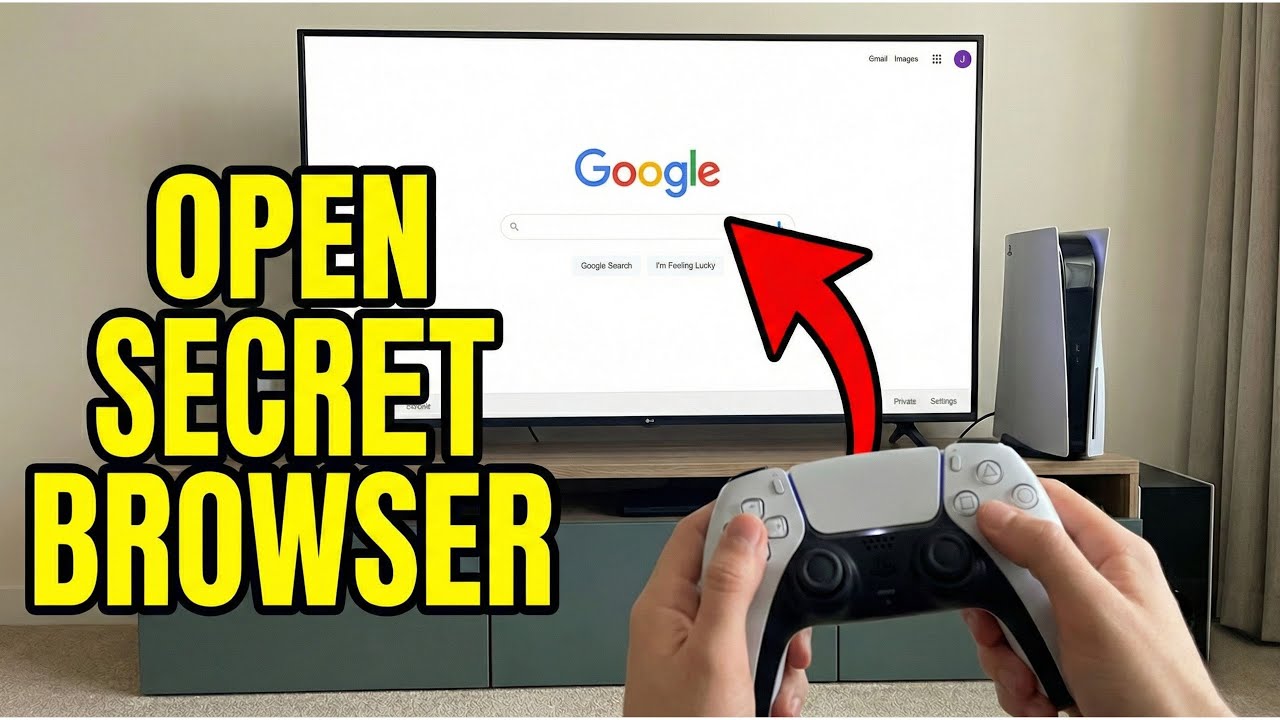 How to Get PS5 Web Browser (Full Screen) & Use Google on PS5