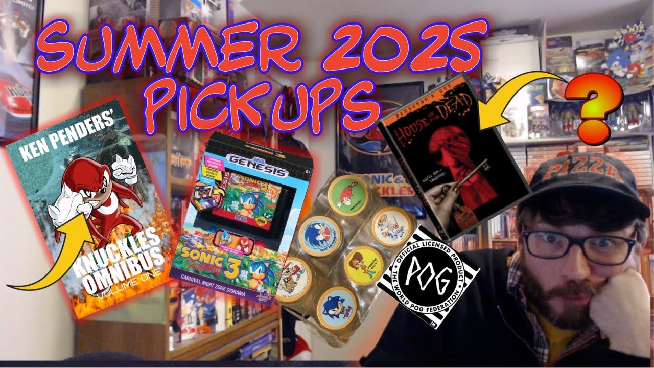 Summer 2025 Pickups! Sonic Pogs, Knuckles Omnibus, & more! | #HouseOfTheDead #sonicthehedgehog #Pogs