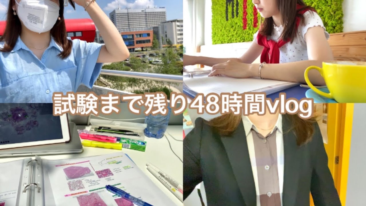 【試験直前】病理学の試験が迫る医学生の勉強vlog | 医学部生の1日 | 今期もやってきた、地獄の試験期間