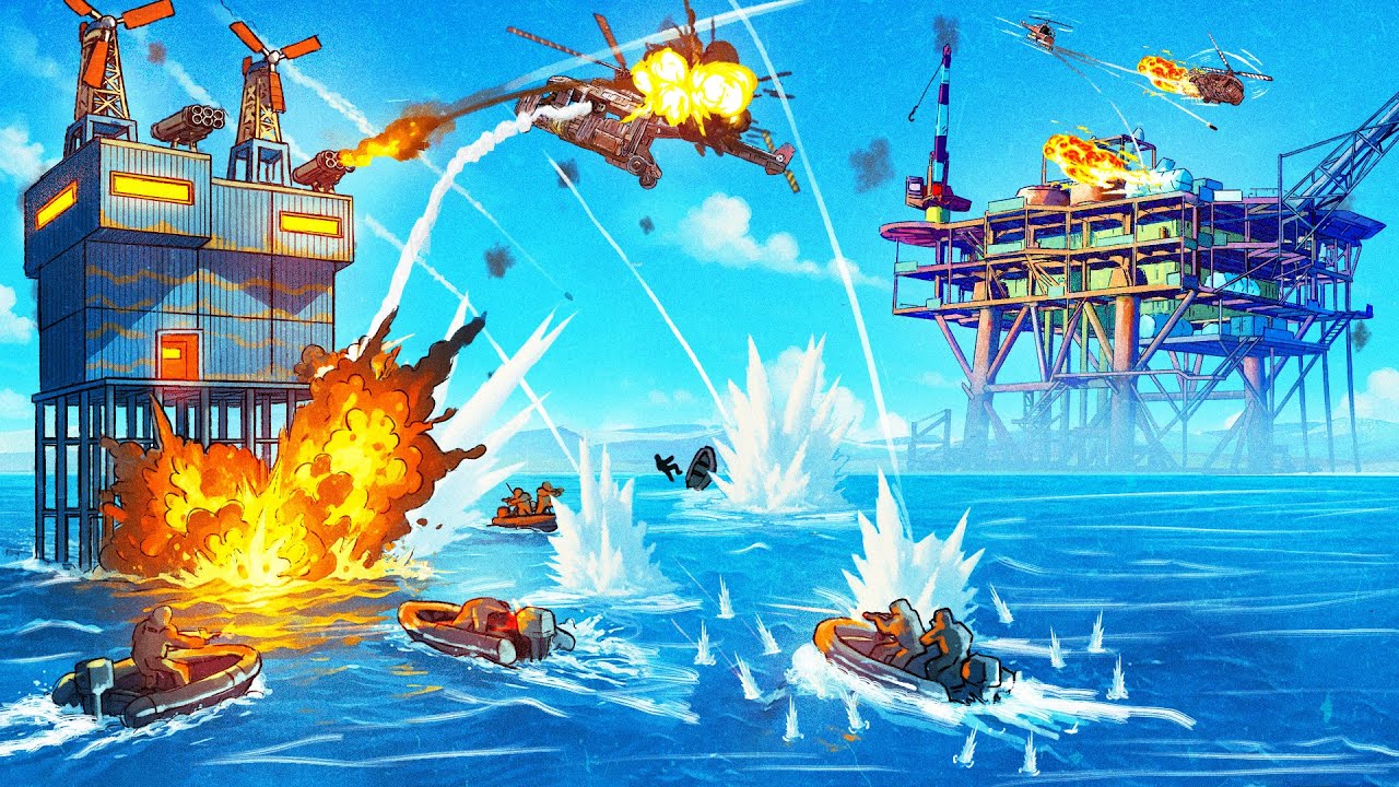 We BUILT the GREATEST OCEAN BASE next to OIL RIG - Rust (Movie)