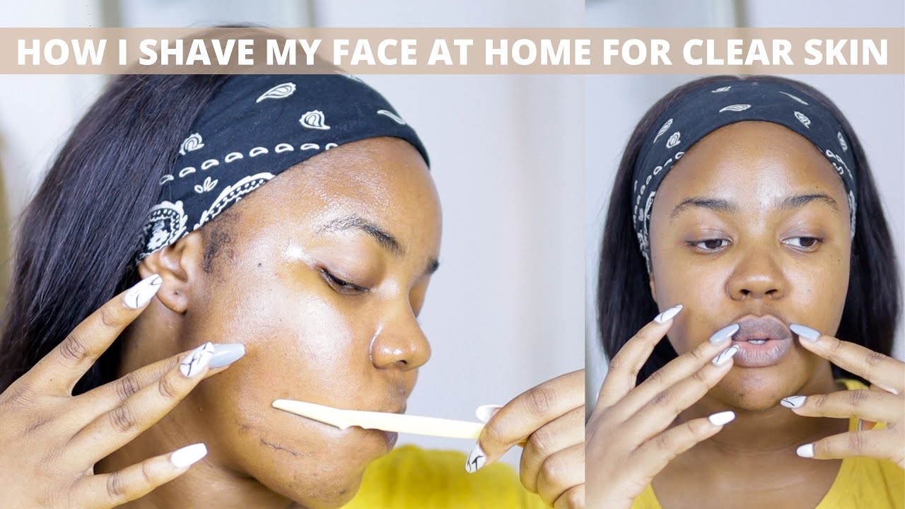 HOW I SHAVE MY FACE AT HOME| GET A CLEARER SKIN IN MINUTES| DERMAPLANING