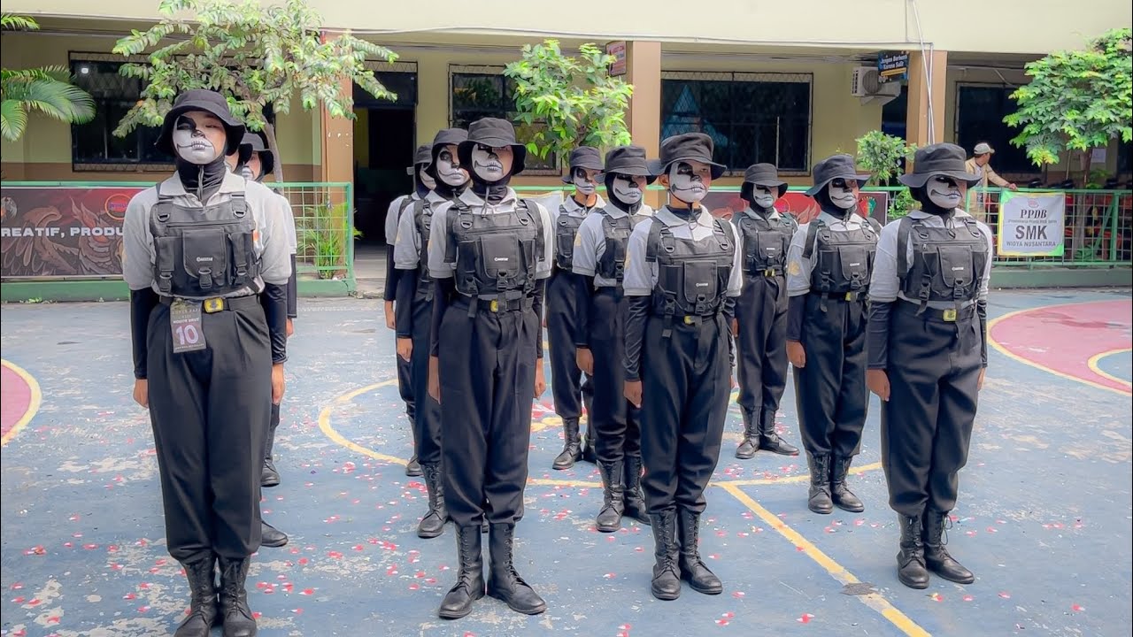 MERINDING! PASKIBRA SMPN 43 KOTA BEKASI LKBB KOBAR RAPI VIII WIDYA NUSANTARA