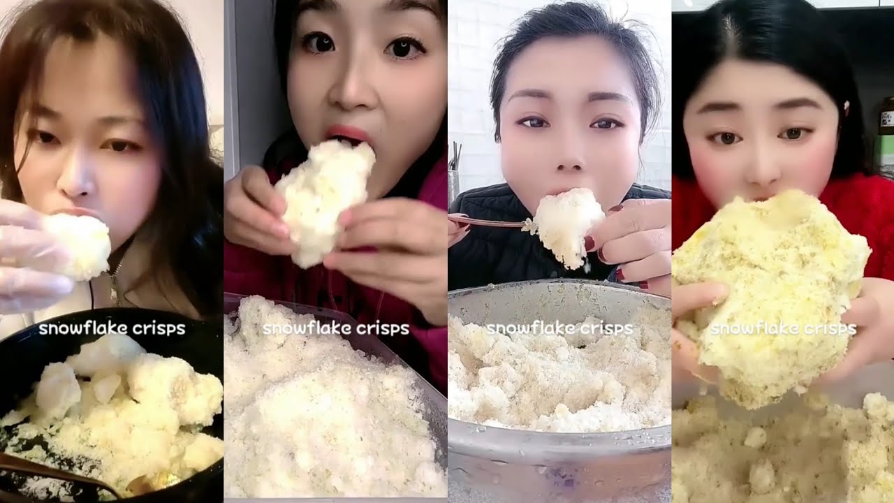 ASMR squeaky ice eating only bites