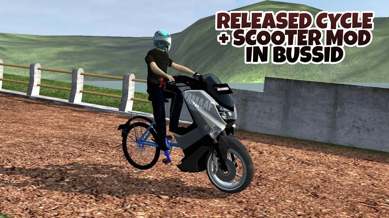 Released Cycle + Scooter Mod In Bus Simulator Indonesia - Bussid Bus Mod - Bussid Car Mod - Bussid
