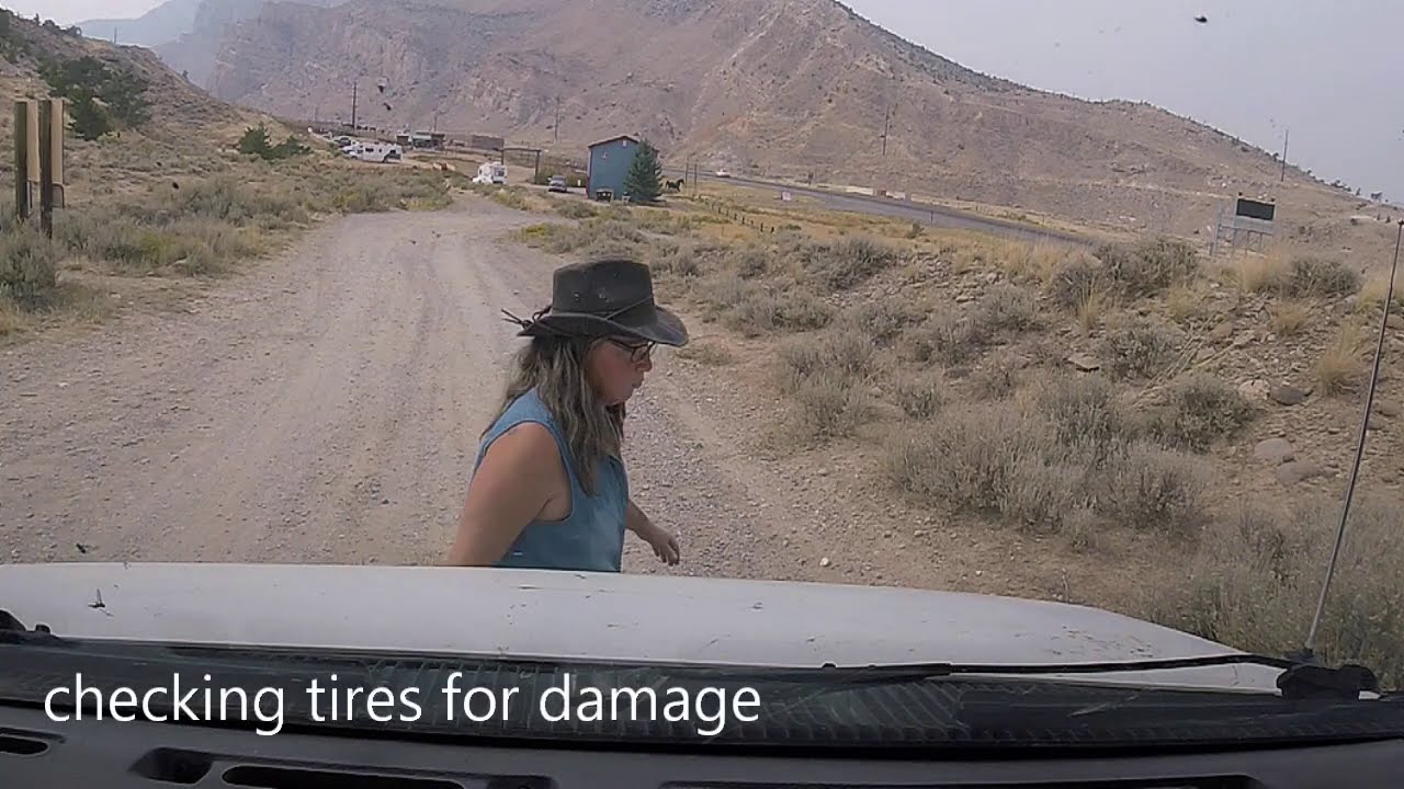 RIDICULOUS Road Near Cody, Wyoming