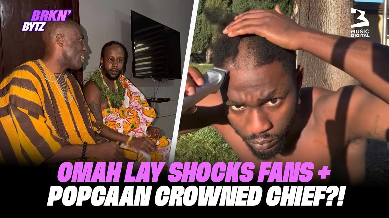 Popcaan Crowned Chief In Ghana — What Is Going On With Omah Lay?