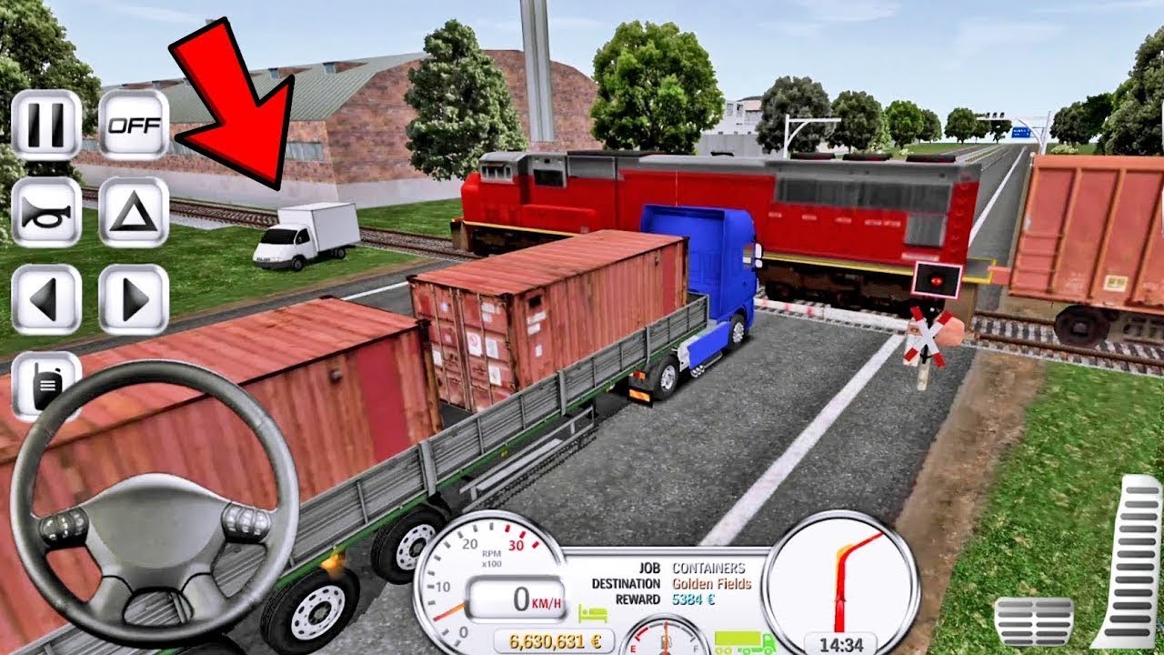 Euro Truck Evolution Simulator # 13 Долгая поездка! - Truck Games для Android геймплей