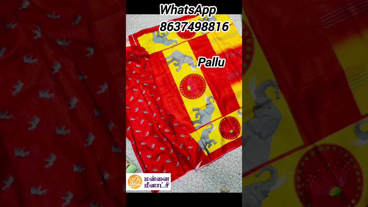 TVK SAREES #TVK #TVKsareess #mannaimeenashi #shorts