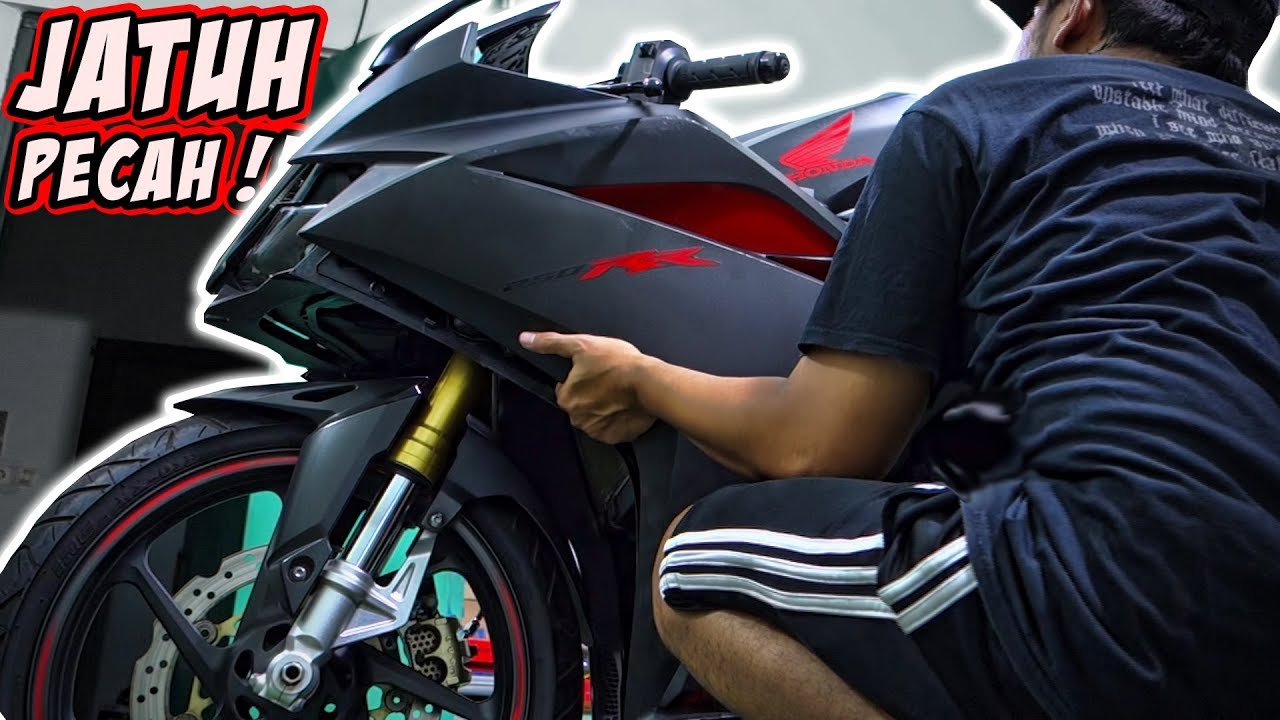 CBR250RR Fairing Pecah Jatuh Bego & DIY Mudah Bongkar Pasangnya