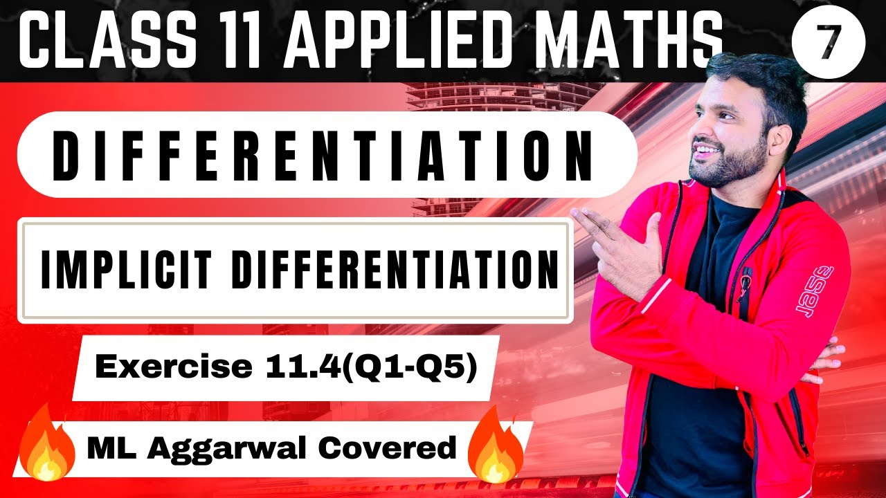 Ex 11.4 (Q1-Q5) Differentiation Class 11 Applied Maths | ML Aggarwal Class 11 | Sri Kautilya