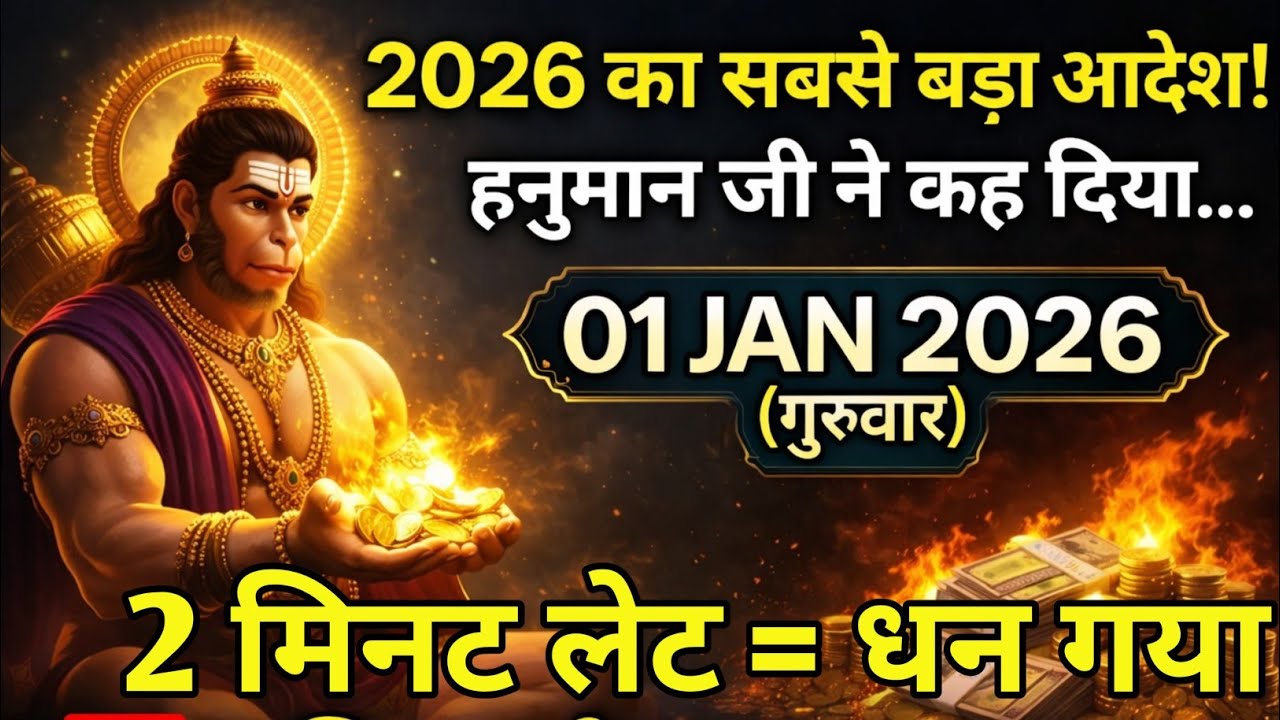 🔴✅  01 January 2026 ka Hanuman Ji ka message || TodayHanuman sandesh || universe message