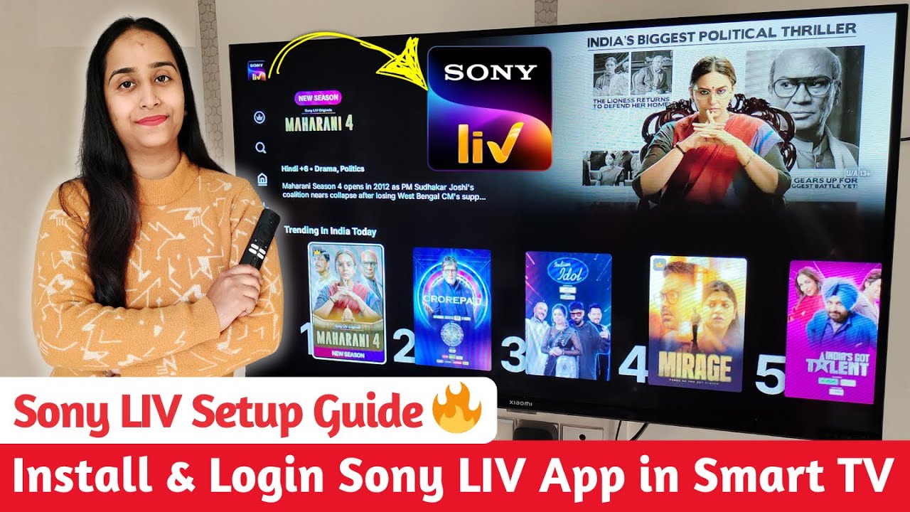 How to Install & Sign In Sony LIV App on Smart TV 📺 | Complete Setup Guide 2026