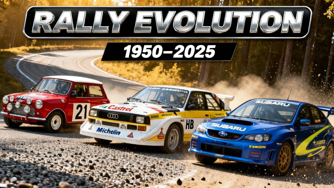 Rally Evolution 1950–2025 | Классика, Группа B, WRC и Rally1 Hybrid