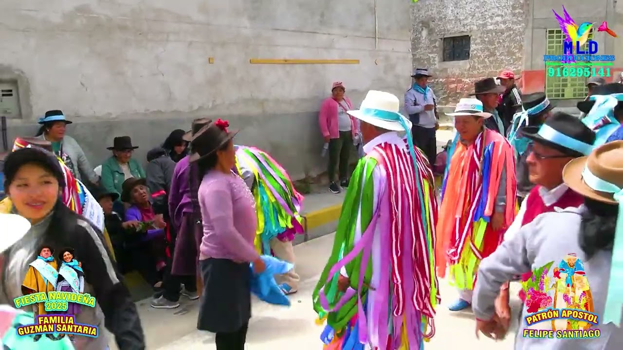 PARTE 11 FIESTA NAVIDEÑA 2025 FAMILIA GUZMAN SANTARIA CHIPAO LUCANAS AYACUCHO