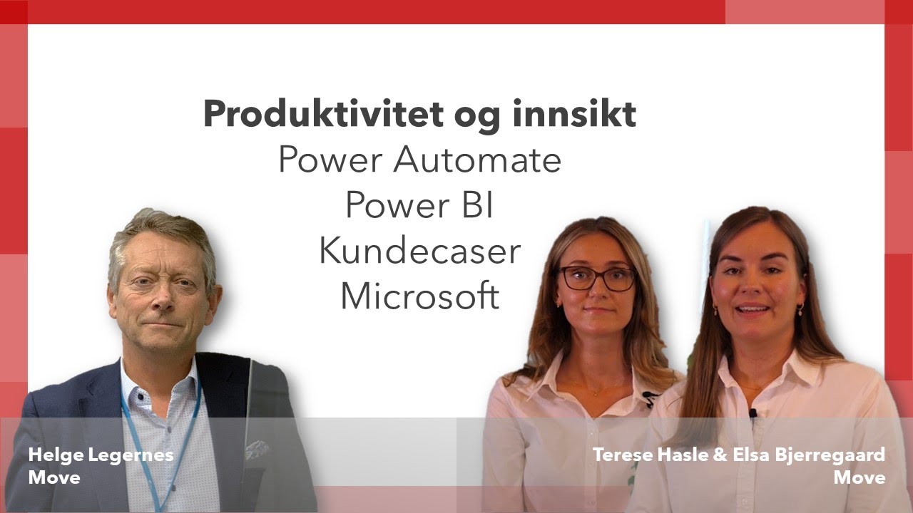 Produktivitet og innsikt med Power Automate og Power BI