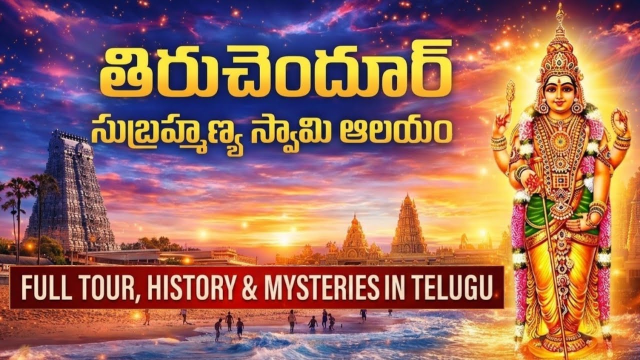 Tiruchendur Murugan Temple: Full Guide, History & Mysteries Explained | Telugu Vlog