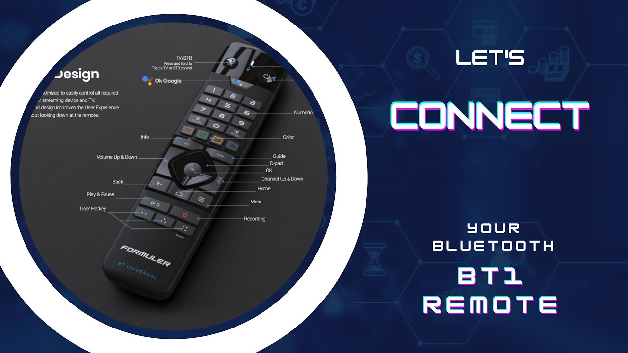 SETTING UP THE FORMULER BT1 VOICE REMOTE CONTROL