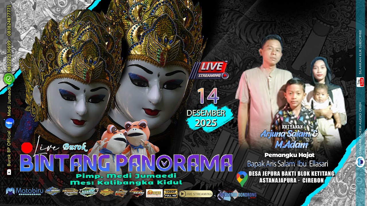 LIVE BUROK BINTANG PANORAMA / DESA JEPURA BAKTI BLOK KETITANG,ASTANAJAPURA,CIREBON /14 DESEMBER 2025