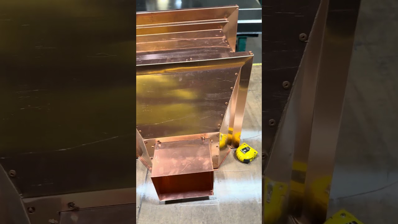 How to Make Conductor head Metal Roofing 