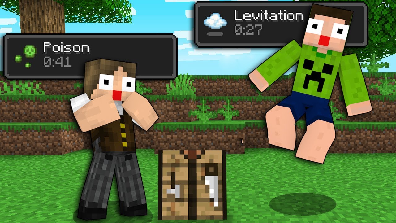 MINECRAFT, MAS TODA VEZ QUE CRAFTAMOS ALGO, GANHAMOS UM EFEITO ALEATÓRIO!