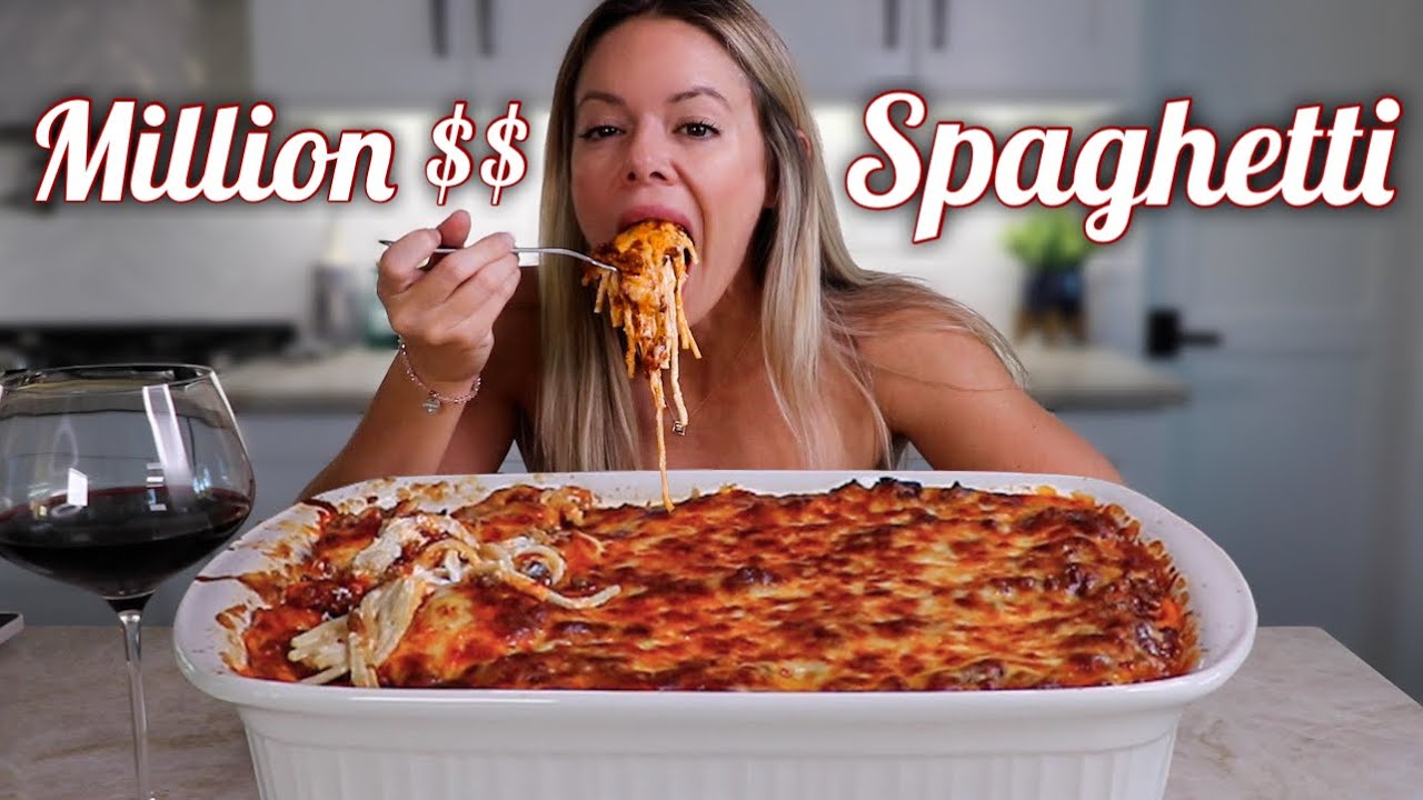 Вирусные спагетти в TikTok на миллион долларов MUKBANG