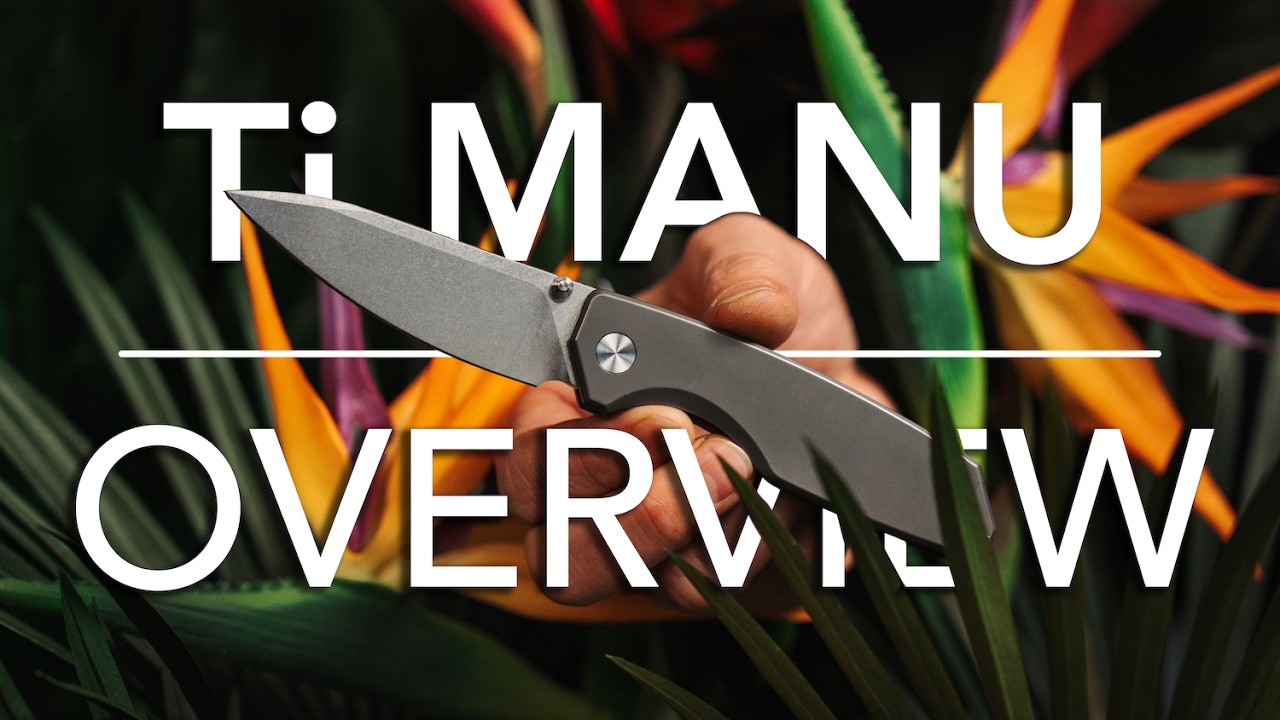 Обзор складного ножа Ti Manu: все, что вам нужно знать.