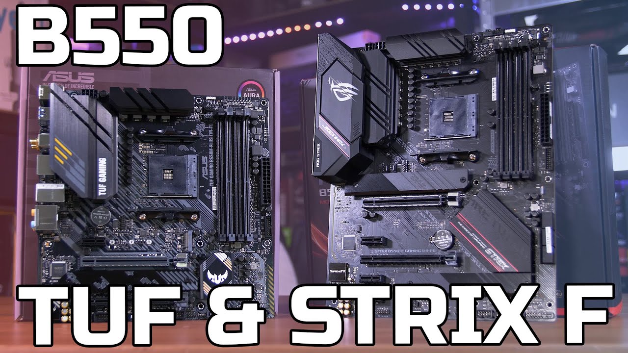 Обзор материнской платы Asus B550 STRIX F и процессора TUF PLUS - TechteamGB